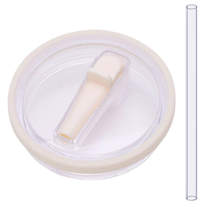 40Oz Tumbler Flip Straw Lid Replacement Spill Proof Resistant Tumbler Lid Reusable Spray Proof Tumbler Cover for stanley Cug