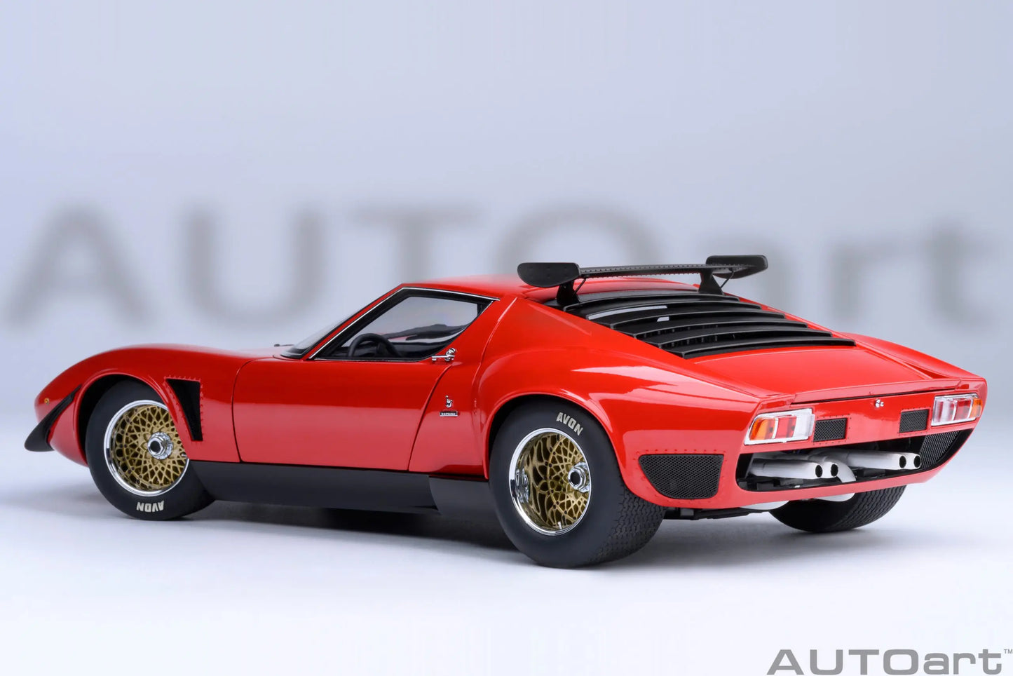 AUTOart 1:18 SCALE  Lamborghini MIURA SVR "JOTA" Car model Static ornament Collect Holiday gift