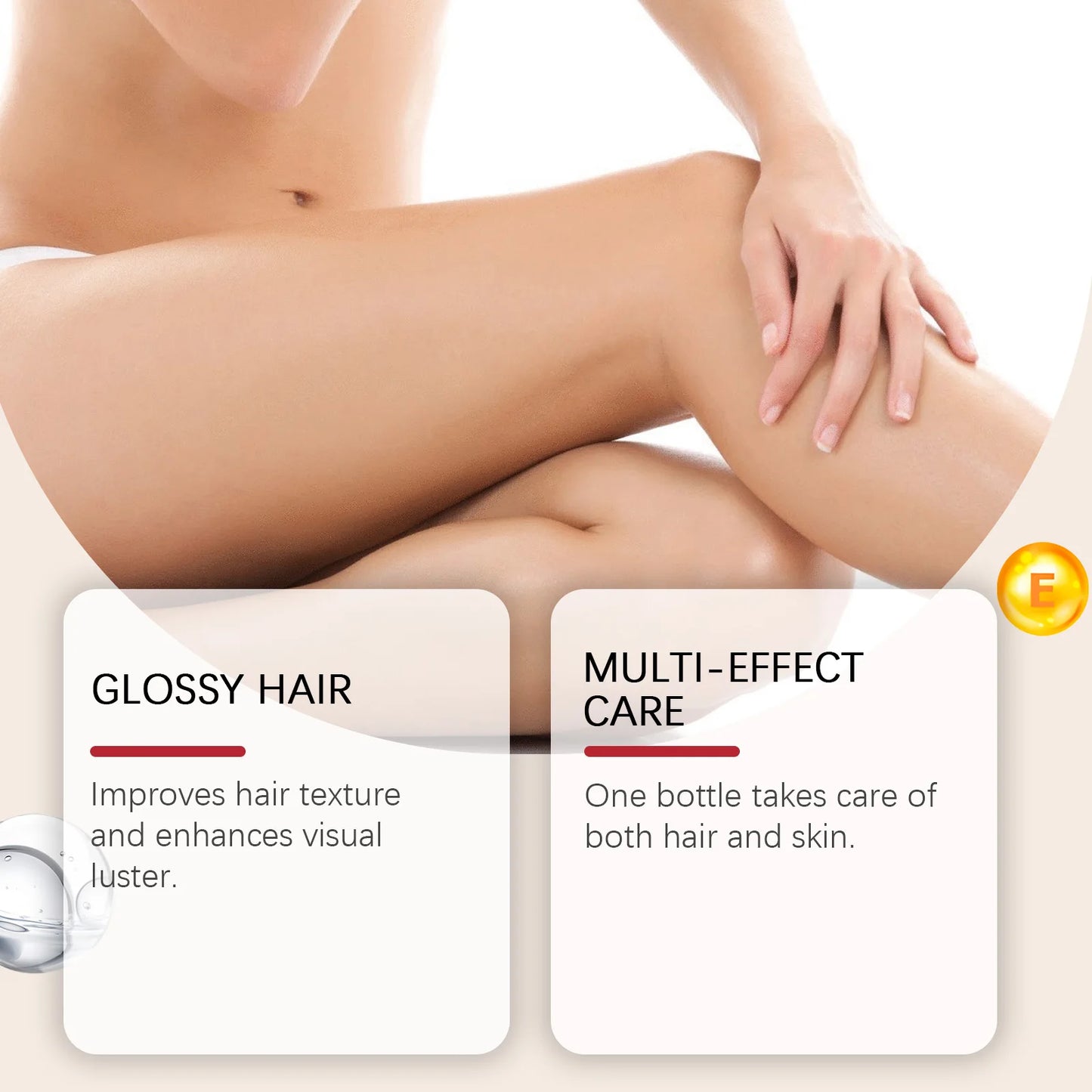 Pomegranate Seed Oil Hydrating Multi-Purpose Oil for Body Hair Nourish Scalp Hair Improve Dryness Tightening Smoothing Body Oil