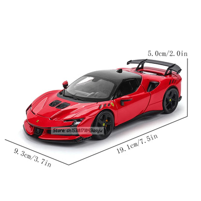 Bburago 1:24 Ferrari SF90 XX STRADALE Officially Licensed Alloy Luxury Vehicle Diecast Car Model Toy Collection Gift three color