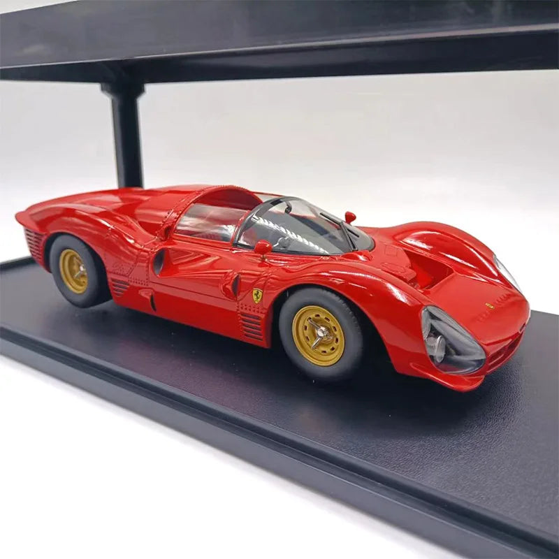 F 330 P3 4.0L V12 Scale1:18 Two-door Coupe Simulation Alloy Car Model Display Collectible Toy Gift Souvenir Decration