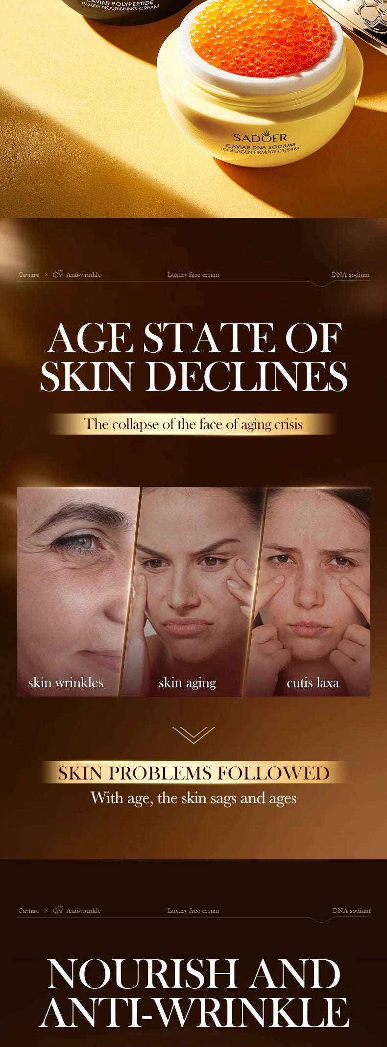 Instant Remove Wrinkle Cream Retinol Face Anti-Aging Firming Lifting Fade Fine Lines Improve Skin Moisturize Brighten Skin Care