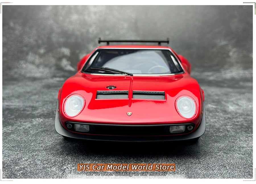 AUTOart 1:18 SCALE  Lamborghini MIURA SVR "JOTA" Car model Static ornament Collect Holiday gift
