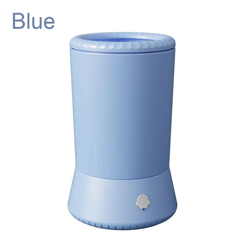 Pet Portable Dog Paw Washer Automatic Pet Paw Cleaner Electric Dog Paw Washer USB Rechargeable Foot Cleaning Machine Dog Brushes