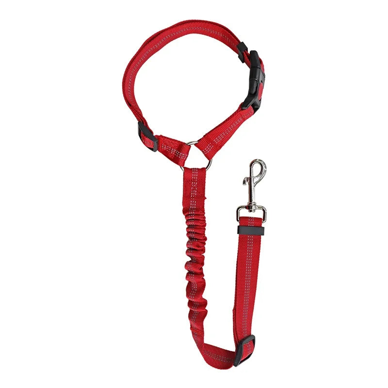 New Solid Two-in-one Dog Harness Leash Pet Car Seat Belt BackSeat Safety Belt Adjustable for Kitten Dogs Collar Pet Accessories