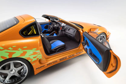KYOSHO  1/18 Scale Diecast Collection  Dodge Charger R/T 1970 Toyota Supra Turbo - Static car model - Collection - Display piece