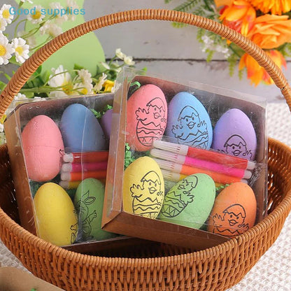 Cartoon Bunny Easter DIY Hand-Painted Eggs Kit - Children's Handmade Painting Gift Easter Decorative Artwork for Kids