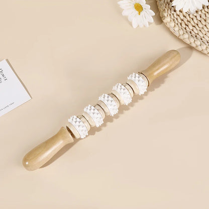 Wooden Massage Roller Stick Fat Loss Body Sculpting Massage Tools Meridian Relaxation Promote Blood Circulation