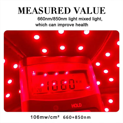 96Pcs Leds 660nm&850nm Red&Infrared Light Therapy Hair Growth Cap for Hair Regrowth Anti Hair Loss Relax Scalp Oil Control Hat
