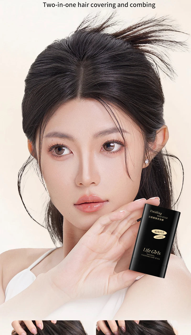 Life Girls Reabal with Hair Comb Coloring Gray Hair, Covering, Natural Glossy, Convenient to Carry, Convenient to Color on Comb, Dye Hair, Covering Your Outside, Convenient to Carry When Covering Ornaments