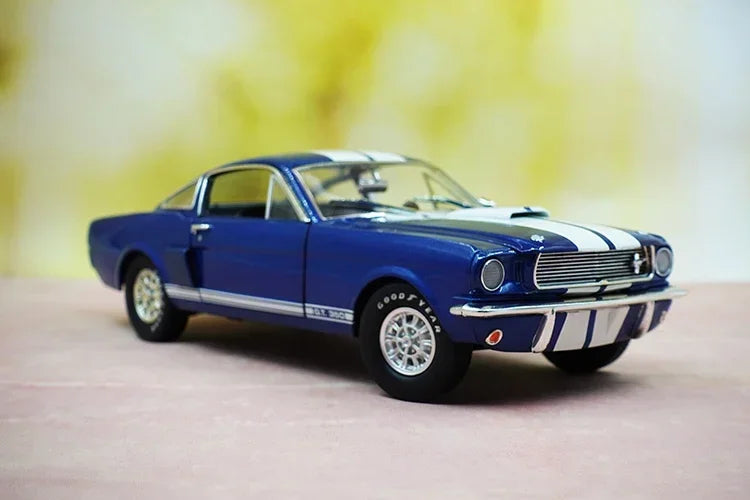 1:18 Diecast Cobra Shelby 1966 GT 350 Alloy Full Open Car Model Vehicles Car Boys Toy Gifts Collection