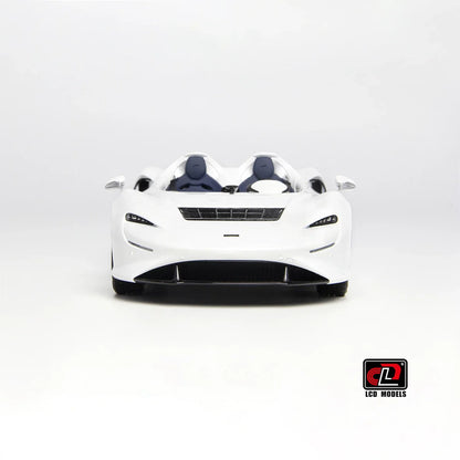 LCD Diecast car model 1:18 McLaren ELVA car model metal static display collection