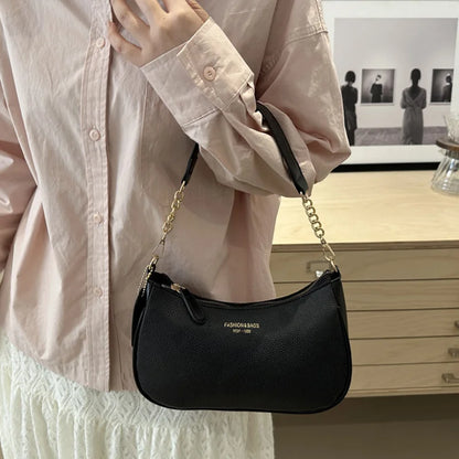 Cherry Pendant Crossbody Bag for Women PU Leather Crescent Bag Adjustable Strap Underarm Bag Closure Handbag for Work Travel