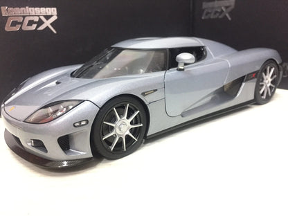 Autoart 1:18 CCX Black/Silver/Orange Simulation Limited Edition All Open Alloy Metal Static Car Model Toy Gift