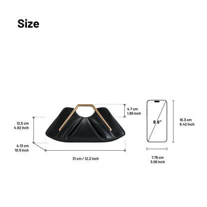 Luxury Soft Brown Cloud Bag for Women Leather Hobos Retro Cloud Crossbody Bag Phone Bag Designer Clutch Clip Bag Female Bolsa