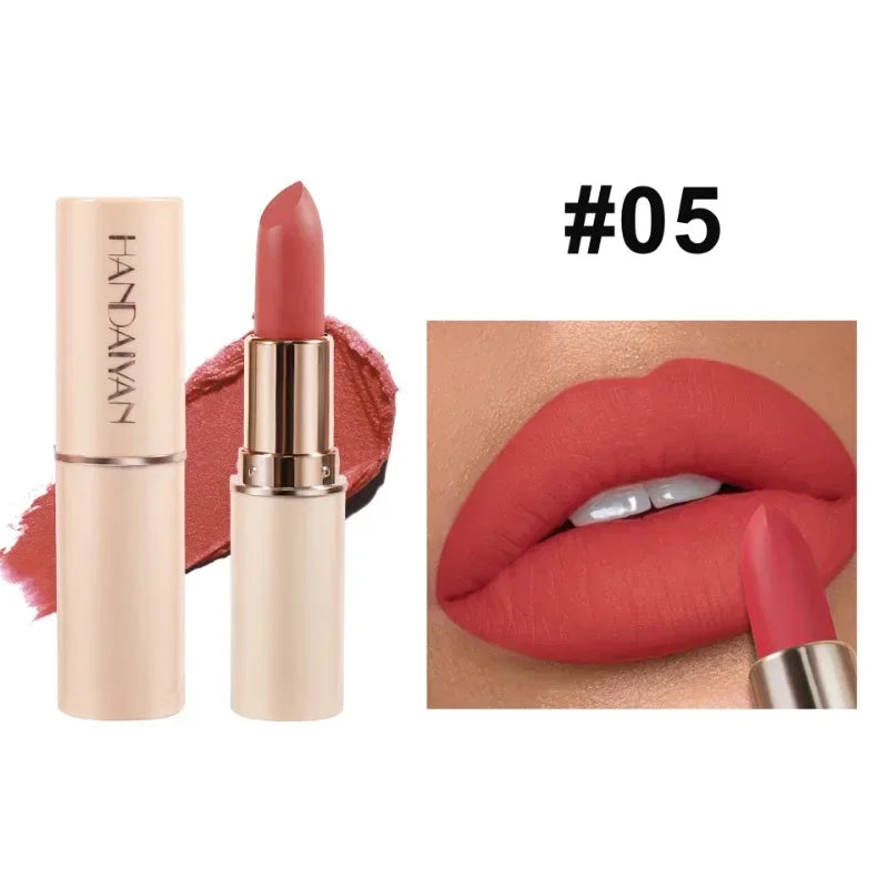 8 Colors Matte Lipstick Waterproof Velvet Nude Sexy Red Lip Gloss Long Lasting Nonstick Not Dry Lip Stain Makeup Matte Lipsticks