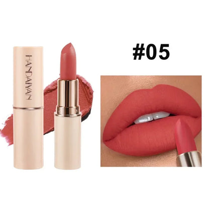 8 Colors Matte Lipstick Waterproof Velvet Nude Sexy Red Lip Gloss Long Lasting Nonstick Not Dry Lip Stain Makeup Matte Lipsticks