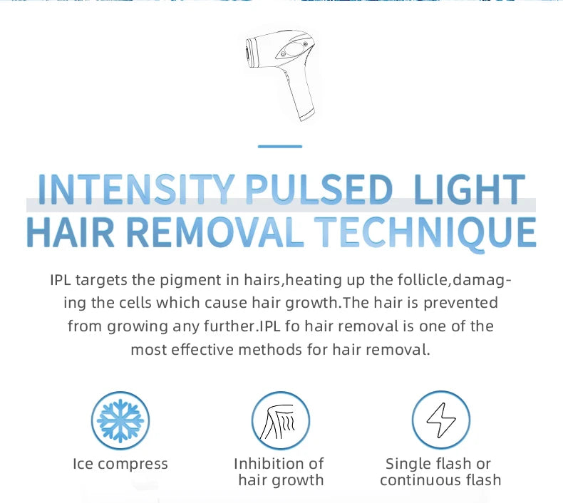 MLAY T4 Laser Hair Removal Device Ice Cold Full Body Bikini Epilation Flashes 500000 IPL Hair Removal Painless Dropshipping