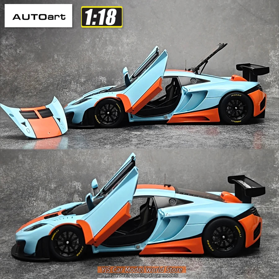 AUTOART Diecast car model 1/18McLaren MP4-12C Static display car models  Collect festival gifts