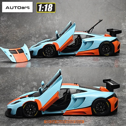 AUTOART Diecast car model 1/18McLaren MP4-12C Static display car models  Collect festival gifts
