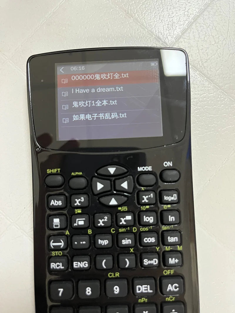 Advanced calculator with cheating options H888 magic calculator 4GB memory music video photo txt ebook student calculator with emergency button & screen Privacy Film (PF)