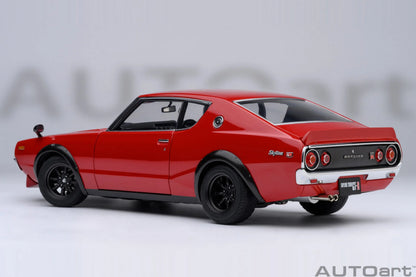 NISSAN SKYLINE 2000 GT-R (KPGC110) TUNED VERSION RS WATANABE WHEEL AUTOart 1/18 Static display model gift collection