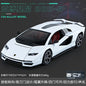 Lamborghini Countach LPI 800-4 Simulation1:24  Diecast Metal Alloy Model car Sound Light Pull Back CollectionToy Gifts