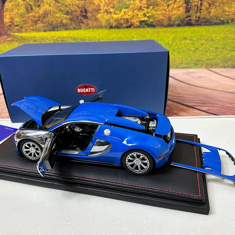 AUTOART 1:18 Bugatti  Veyron Sports car alloy car model plated interphase  Personal collection gift Compan