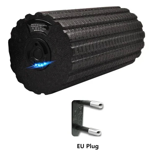 Foam Shaft Vibration Massage Roller – 5 Speeds Deep Tissue Muscle Relaxation