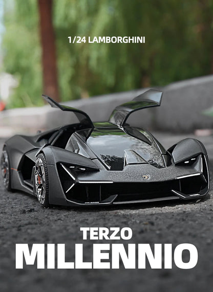 Bburago 1:24 Lamborghini Terzo Millennio Alloy Car Diecasts & Toy Vehicles Car Model Miniature Scale Model Car For Children