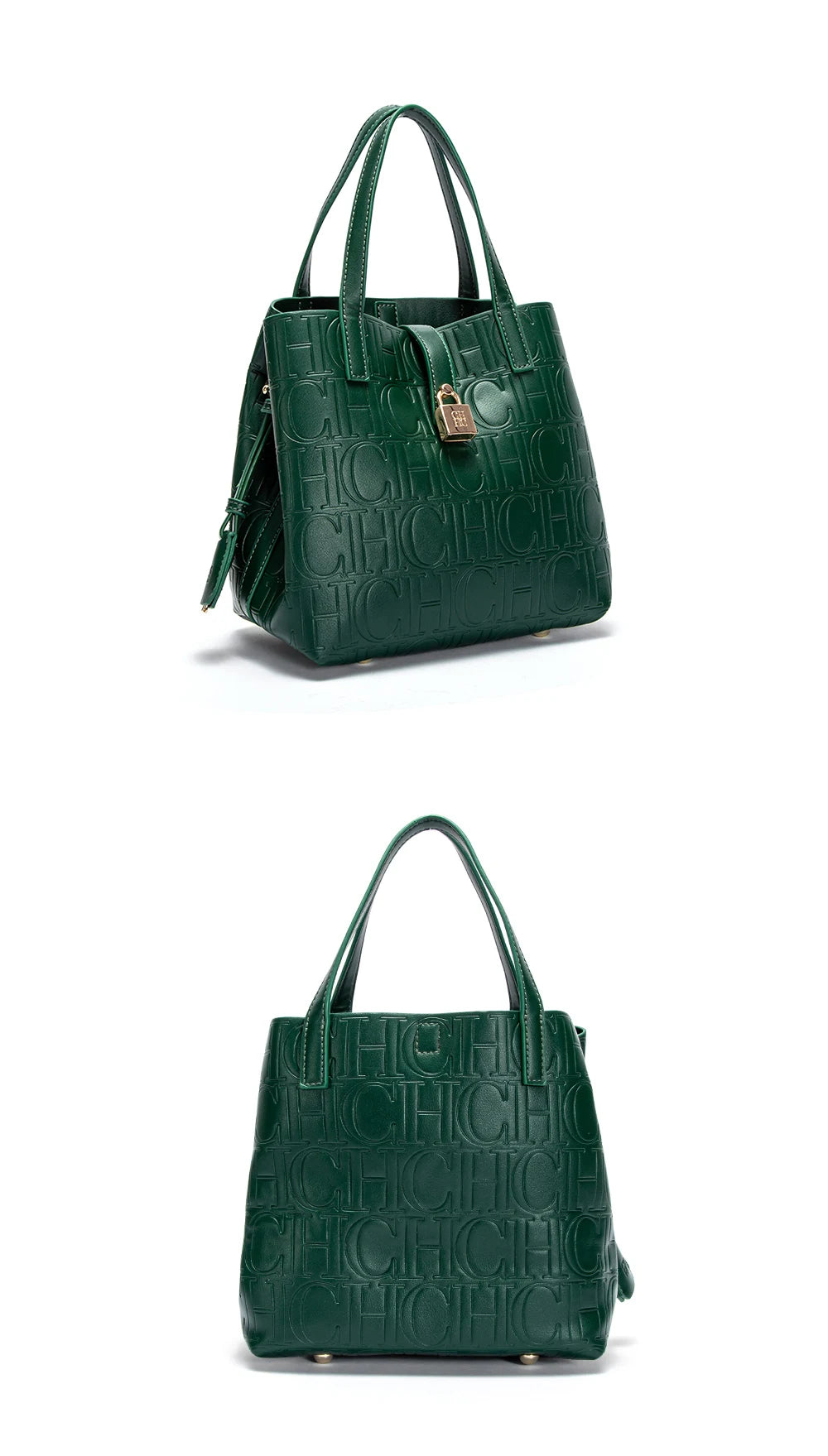 CH Classic Simple Solid Color Women's New Large Capacity Handbag Letter Element Women's Handbag