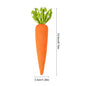 Easter Carrot Ornaments Spring Easter Party Decoration for Home Kids Birthday Favors Gift Soft Artificial Carrot Toy