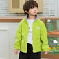 Brand Windproof Hooded Zip Full Fleece Child Coat Thicken Double Fleece Boys Jackets Kids Outfits Children Outerwear 2-14 Years