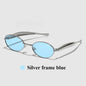 Ruiao 2026 Fashion Oval Sunglasses for Women Luxury Designer Metal Frame UV400 Sun Protection Shades Brand New Arrival Eyewear