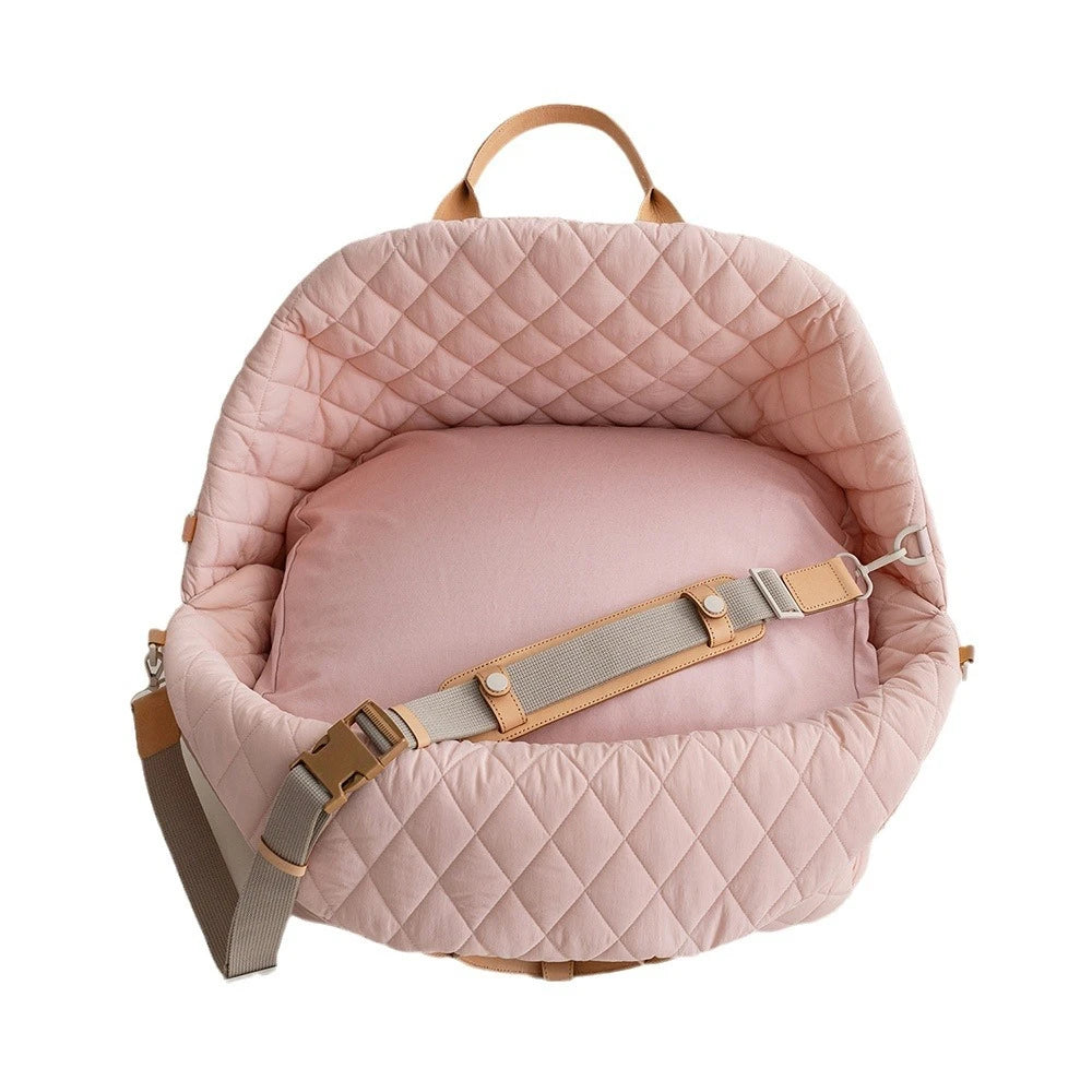 Upgraded Pet Dog House Nylon Waterproof Pet Bag, Detachable Handbag, Car Dual-Use Travel Cat House Dog House