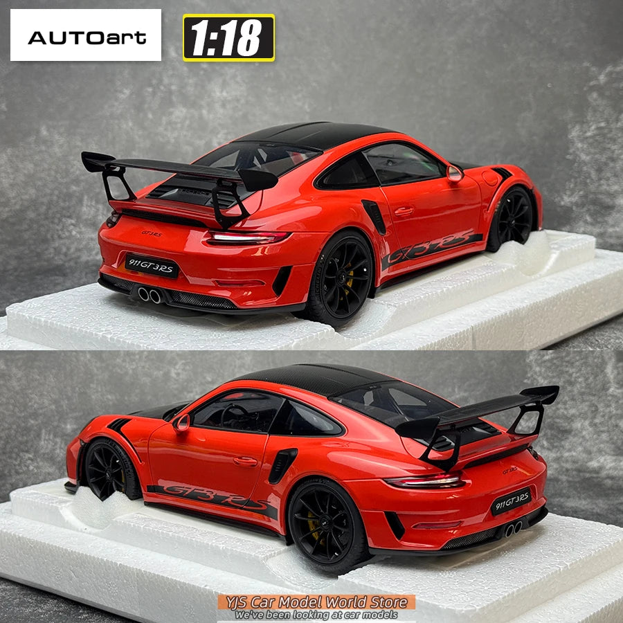 AUTOART 1/18 Porsche 911 (991.2) GT3 RS Weissach Package Car model  Send to a friend  Personal collection Static ornament