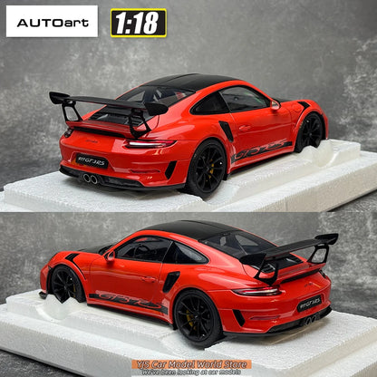 AUTOART 1/18 Porsche 911 (991.2) GT3 RS Weissach Package Car model  Send to a friend  Personal collection Static ornament