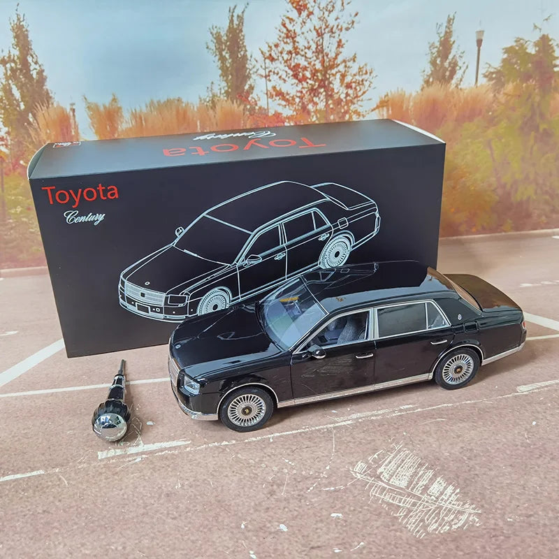 LCD 1/18 Car Model TOYOTA Century Car Model Simulation Model Diecast Model Collect Ornament Boy Custom Birthday Boy Toy Gift