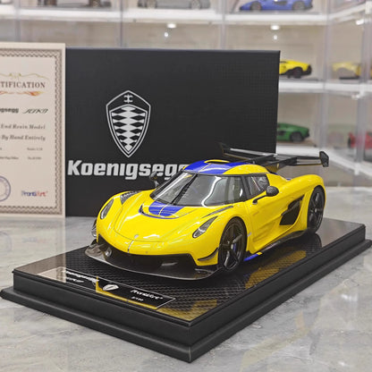Frontiart Car Model 1/18 Koenigsegg Jesko Car Model Resin Model Limited Edition Cars Model Room Ornament Boy Collection Gift