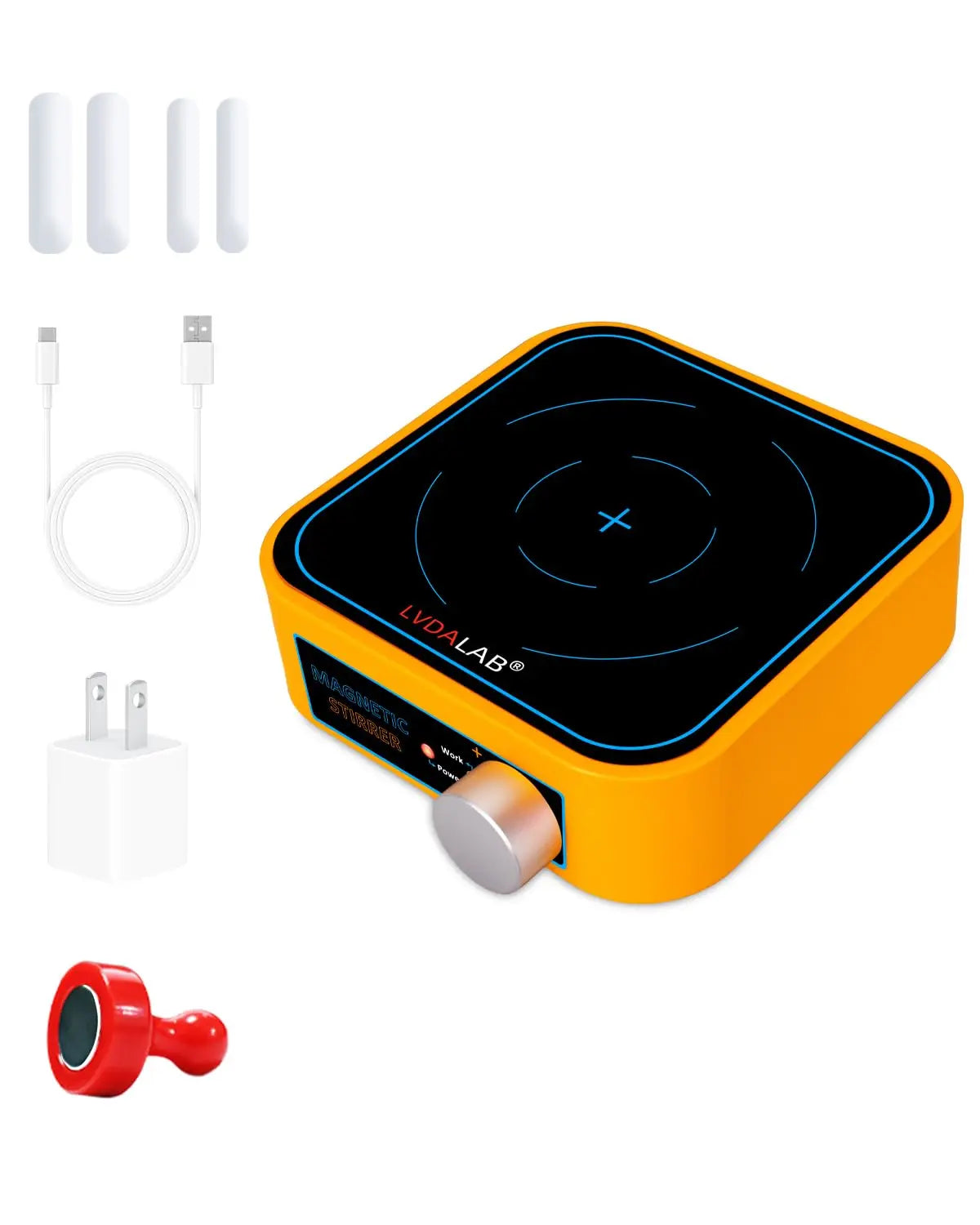 Mini Magnetic Stirrer, 3000ml  Stirrers for Low Viscosity Liquid, No Heating Basic/Rechargeable 3000RPM
