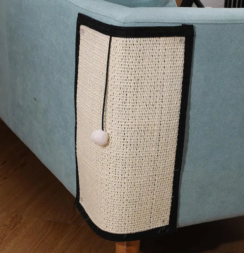 gatos Kitten Scratch Board Pad Sisal Toy Sofa Furniture Protector Cat Claw Care Product Scratcher Paw Pad with Invisible Nail