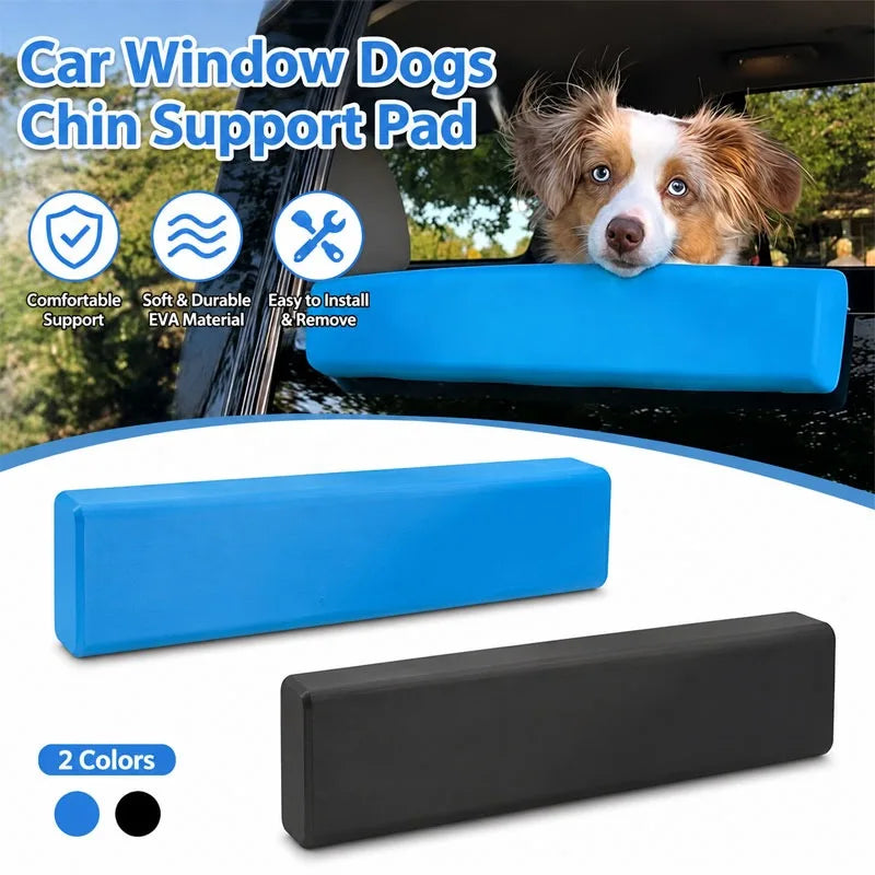 Car Window Dogs Chin Support Pad Soft EVA Dogs Car Window Edge Chin Holder Portable Pets Travel Accessories Chin Protect Tool
