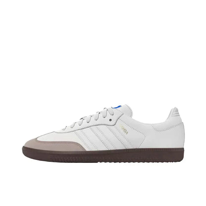adidas Originals SAMBA OG Soft upper for comfortable feel Low-top skate shoes Unisex style Black, white, gray B75806
