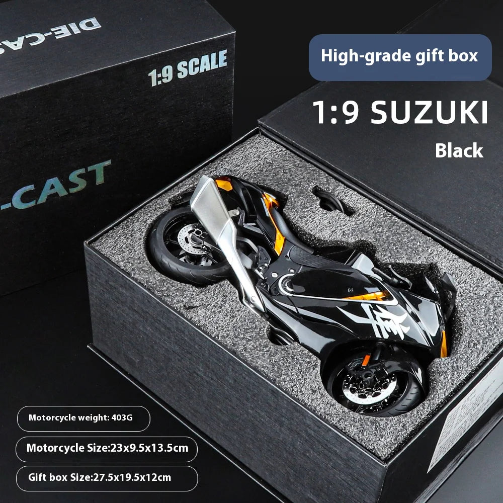 Boutique Boxed 1:9 Kawasaki H2R V4S Motorcycle Model Simulation Alloy Motorcycle Figure Gift