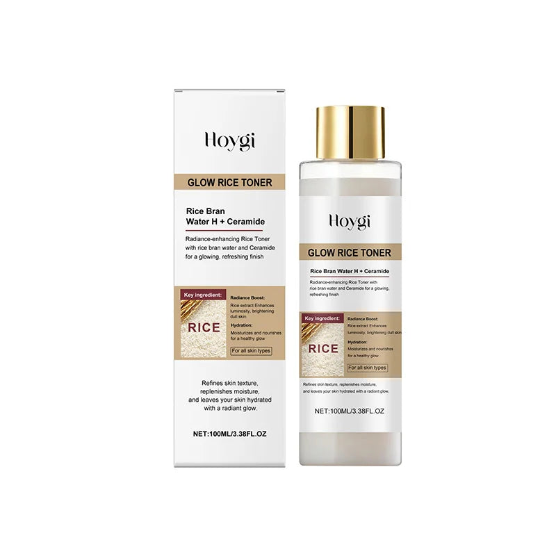 Hoygi Peel Shot Ampule Set Rice Toner Moisturizing Facial Essence Glowing Skin Water-oil Balancing Essence Revitalizing Skin Dullness