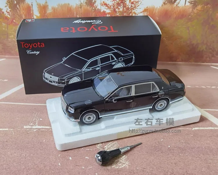 LCD 1/18 Car Model TOYOTA Century Car Model Simulation Model Diecast Model Collect Ornament Boy Custom Birthday Boy Toy Gift
