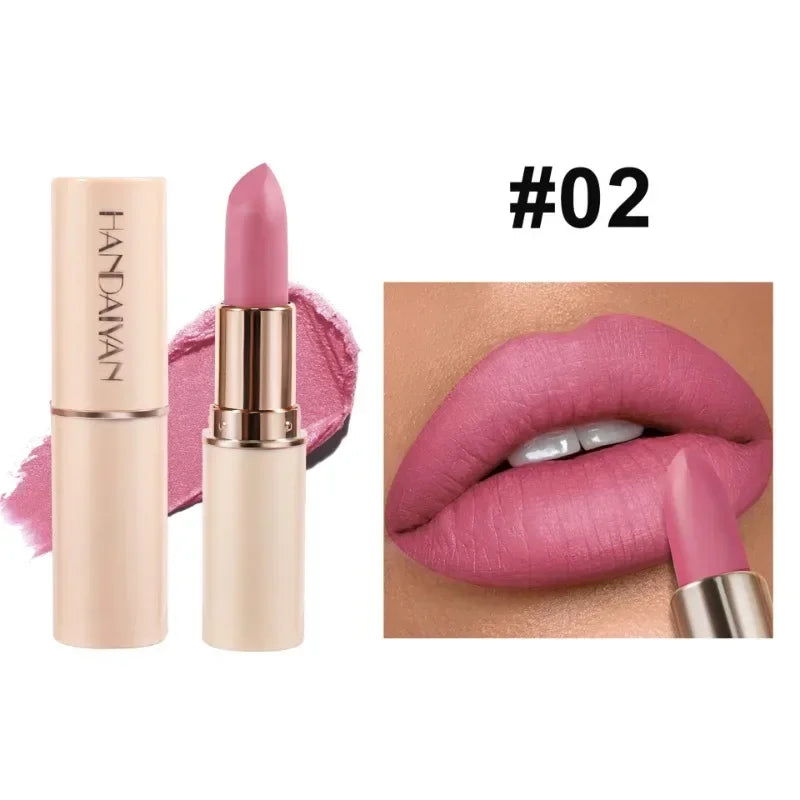 8 Colors Matte Lipstick Waterproof Velvet Nude Sexy Red Lip Gloss Long Lasting Nonstick Not Dry Lip Stain Makeup Matte Lipsticks