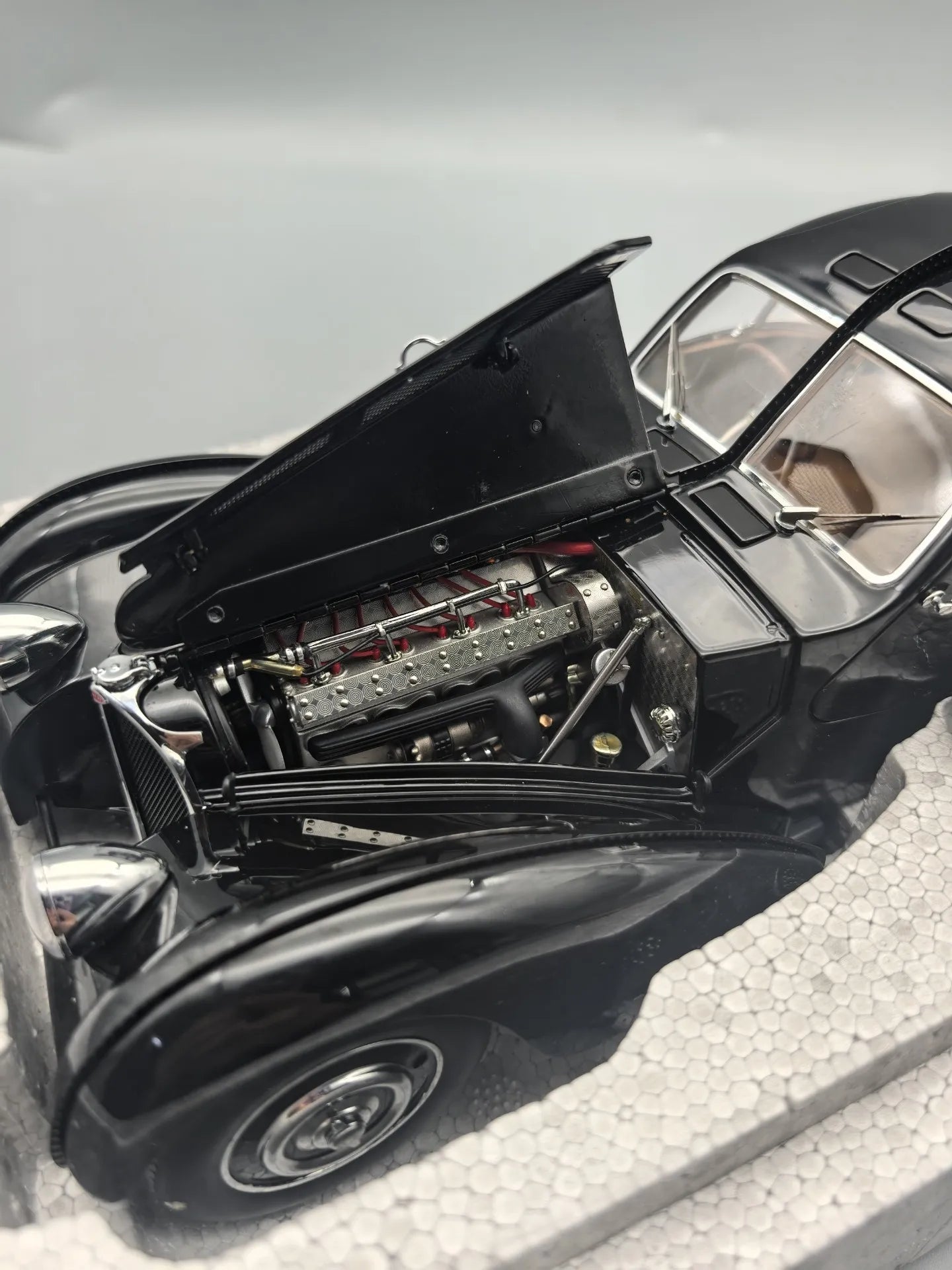 Autoart 1:18 57SC Atlantic 1938 Black Simulation Limited Edition All Open Alloy Metal Static Car Model Toy Gift