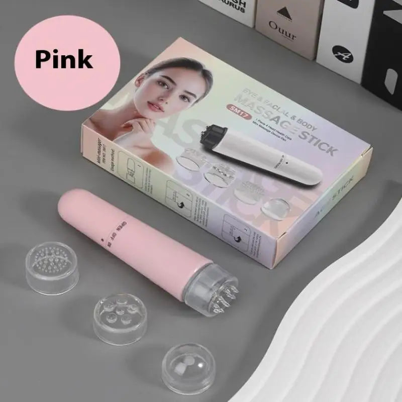 4 In 1 Electric Facial Massager Micro Vibration Eye Beauty Instrument For Relax Eye Dark Circles Eye Bags Puffiness Eye Massage