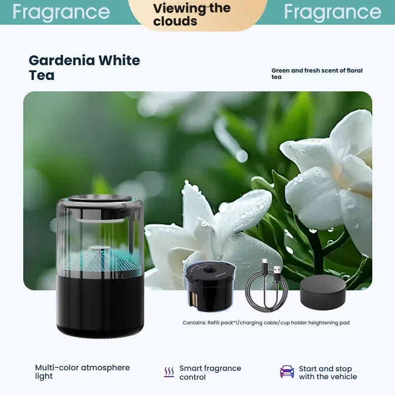 New Car Air Freshener Premium Smart Car Diffuser Cloud Mist Auto Spray High-End Car Air Freshener Car Accessories